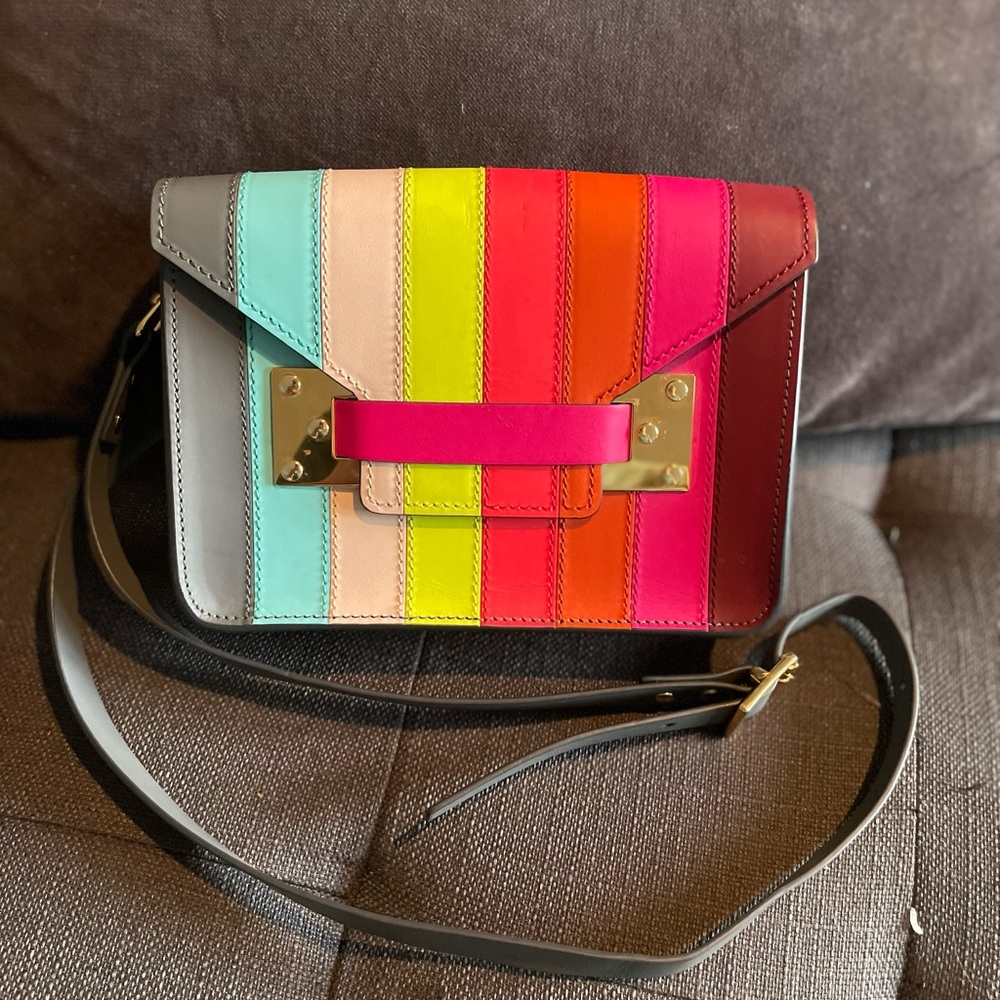 Sophie Hulme Envelope Leather Handbag